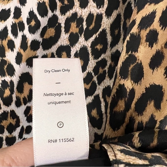 Likely Animal Print Bell Sleeve Shift Mini Dress Size 0 - Picture 12 of 12